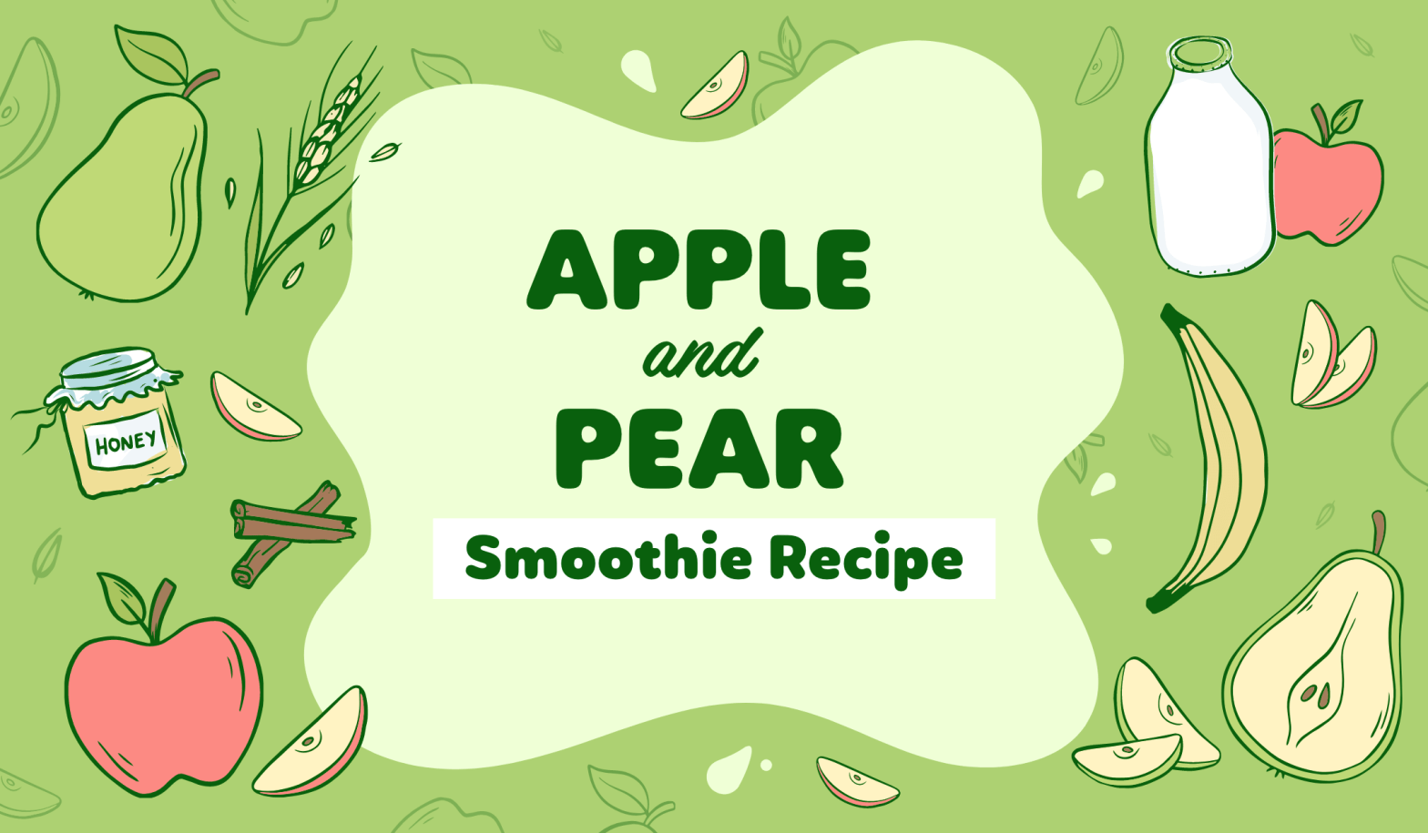 Apple and Pear Smoothie Recipe