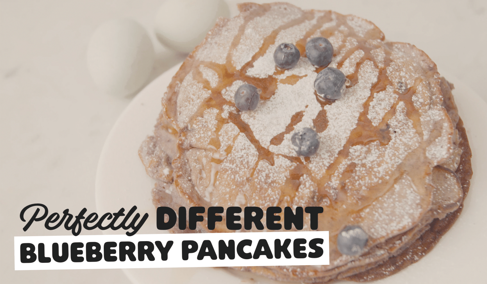 Perfectly Purple Blueberry Pancakes Recipe