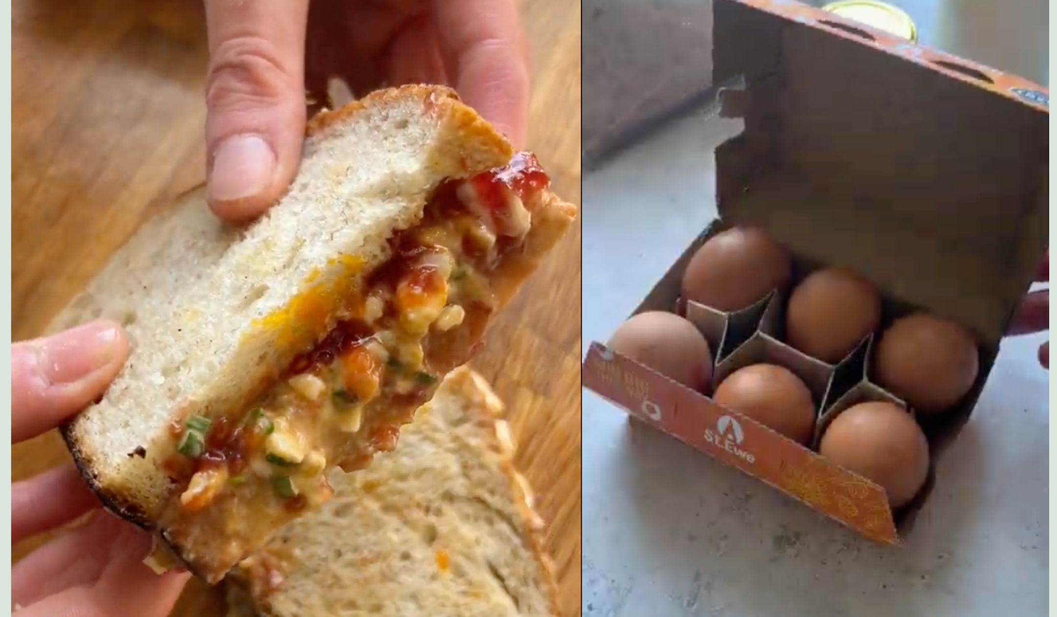 Egg Sandwich, with a Jammy twist